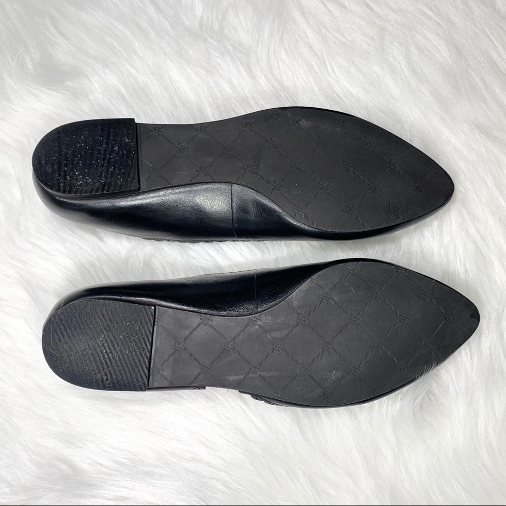 SOLD-Jack Rogers Leather Scalloped Ballet Flats - Picture 7 of 8